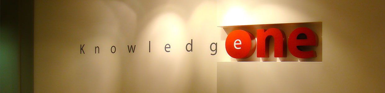KnowledgeOne logo, headquarters